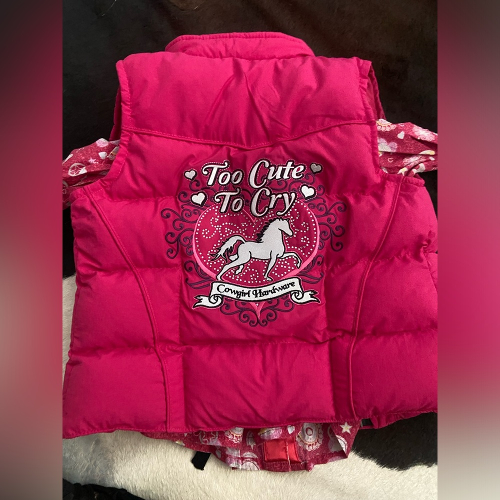 Cowgirl hardware vest & button up